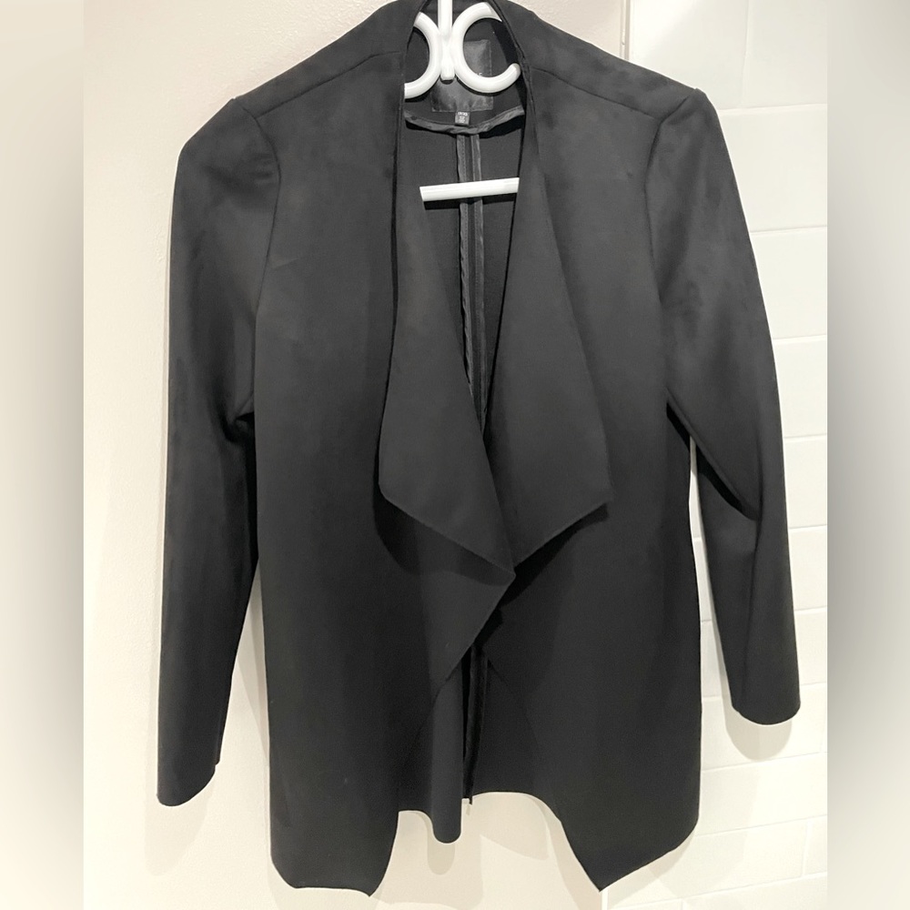 NWOT Dynamite Faux Suede Waterfall jacket xs